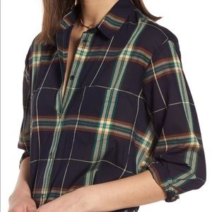 Madewell Oversize Ex-Boyfriend Plaid Shirt